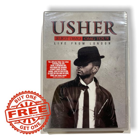 BOGO - SEALED - Usher - OMG Tour Live At The O2 London (DVD) - Picture 1 of 7